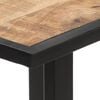 vidaXL Dining Table Rough Mango Wood Rough mango wood and powder-coated iron