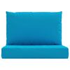 vidaXL Pallet Cushion Light blue Oxford fabric (100% polyester)