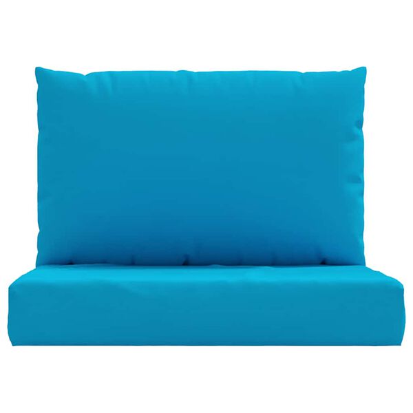 vidaXL Pallet Cushion Light blue Oxford fabric (100% polyester)