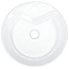 vidaXL Wash Basin White 15.7"x5.7" Ceramic Round