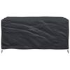 vidaXL Outdoor Furniture Cover Black 67.7" x 44.5" x 28.7" 600D