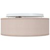 vidaXL Ceiling Lamp Taupe 30 x 13.5 cm fabric