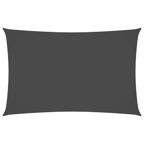 vidaXL Sunshade Sail Oxford Fabric Rectangular 6.6x16.4' Anthracite