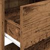 vidaXL Bedside Cabinet Set of 2 Old wood Engineered wood Medium