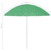 vidaXL Hawaii Beach Parasol Green Polyester 118.1 in diameter