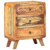 vidaXL Sideboard 23.6"x13.8"x29.5" Solid Reclaimed Wood