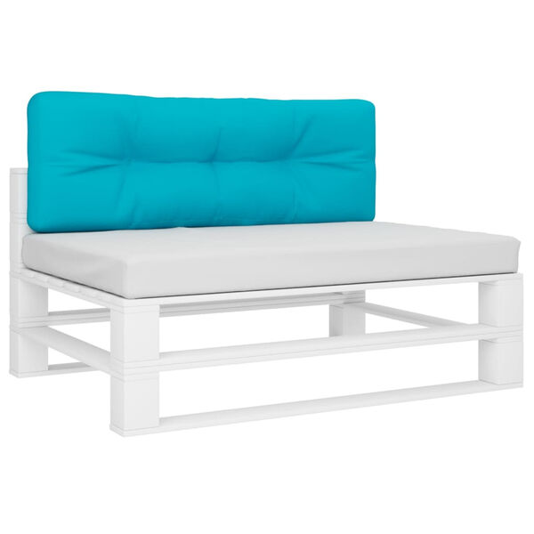 vidaXL Pallet Cushion Turquoise 47.2"x15.7"x4.7" Fabric