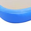vidaXL Inflatable Gymnastics Mat with Pump 118.1"x39.3"x3.9" PVC Blue