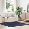 vidaXL Shaggy Rug Navy Polyester 63 x 63 in Non-scratch Shaggy Rug