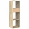 vidaXL Book Cabinet Sonoma Oak Engineered Wood Tall Book Cabinet