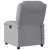 vidaXL Massage Recliner Chair Light grey 100% polyester, metal, plywood