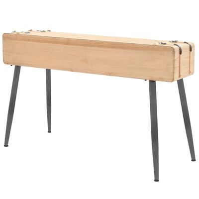 vidaXL Console Table Solid Fir Wood 45.3"x15.9"x29.9"