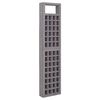 vidaXL 6-Panel Room Divider/Trellis Solid Fir Wood Gray 95.5"x70.9"