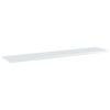 vidaXL Shelf Set of 8 High gloss white Engineered wood