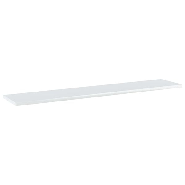 vidaXL Shelf Set of 8 High gloss white Engineered wood