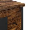 vidaXL Bedside Cabinet 2 pcs Smoked Oak 16.14 x 12.20 x 20.08 in