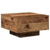 vidaXL Coffee Table Old Wood 21.65 x 21.65 x 12.20 in