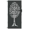 vidaXL Garden Gate 33.5"x68.9" Corten Steel Tree Design
