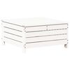 vidaXL Garden Lounge Set White Solid pine wood, Plywood Large Modular