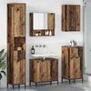 vidaXL Bathroom Furniture Set Old Wood Engineered wood, Metal