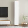 vidaXL TV Cabinet Set of 2 White Engineered wood Medium Wall mounting