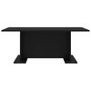 vidaXL Coffee Table Black Engineered wood Medium Durable Coffee Table