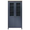 vidaXL Highboard Grey Solid Pine Wood 33.5x14.6x67.1 in Highboard