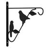 vidaXL Hanging Plant Bracket Set of 4 Black