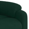 vidaXL Stand Up Massage Recliner Chair Dark Green