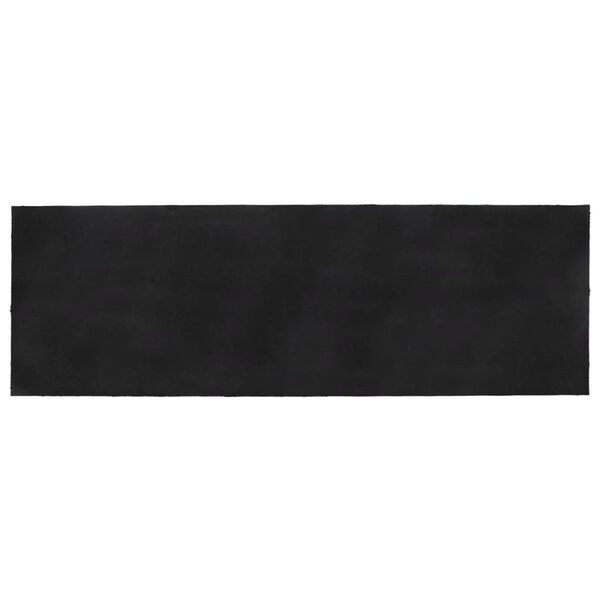 vidaXL Door Mat Dark grey Coir, PVC 39.4 x 118.1 in Non-slip Door Mat