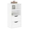 vidaXL Side Cabinet White Solid pine wood, engineered wood Small Cabinet