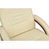 vidaXL Massage Chair with Footstool Cream Faux Leather