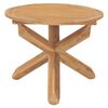 vidaXL Garden Table Teak Fine sanded teak hardwood with water-based finish