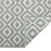 vidaXL Patio Carpet ARAKIL Grey 63.0x90.6" PP