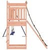 vidaXL Outdoor Playset Blue, Natural Wood