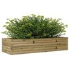 vidaXL Garden Planter Treated Wood Treated pinewood 43.3 x 15.7 x 9.1 in