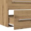 vidaXL Bathroom Sink Cabinet Artisan Oak 80x38,5x48 cm Engineered Wood