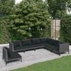 vidaXL Garden Lounge Set Dark Grey