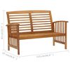 vidaXL Garden Lounge Set Acacia Solid acacia wood Medium Durable