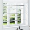 vidaXL Adjustable Security Window Bars 3 pcs 28"-47.2"