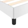 vidaXL Bed Frame White Faux leather Queen Strong Bed Frame