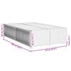 vidaXL Bed Frame Light Grey