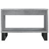 vidaXL Coffee Table Concrete Grey Engineered Wood, Iron Medium