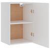 vidaXL Hanging Cabinet White Engineered wood Medium Hanging Cabinet