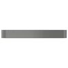 vidaXL Garden Raised Bed Grey Powder-coated steel Large Durable
