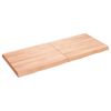 vidaXL Table Top Light brown Solid oak wood 55.1 x 23.6 in