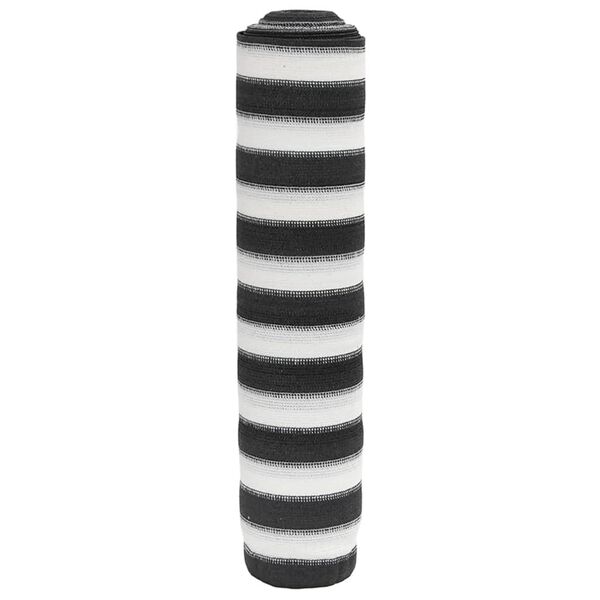 vidaXL Privacy Net Anthracite and White 6.6x32.8' HDPE 1.64 oz/ft&sup2;
