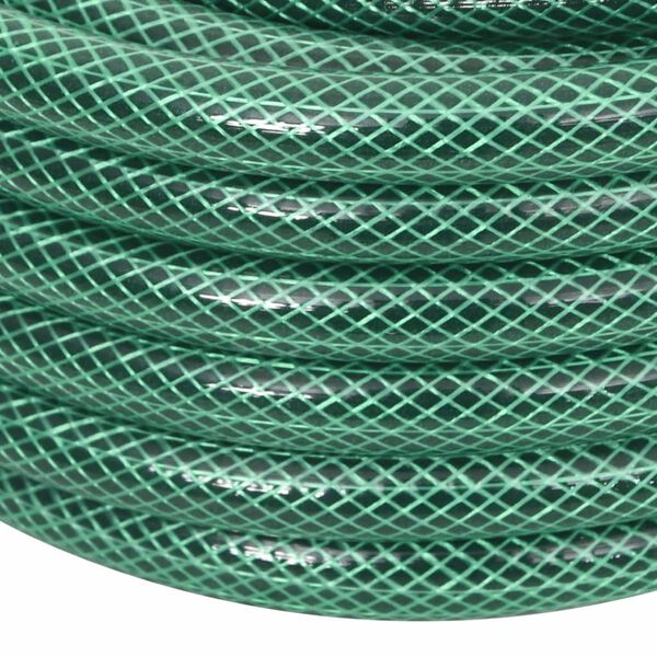 vidaXL Garden Hose Green Polyvinyl chloride (PVC) Medium Durable