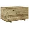 vidaXL Garden Planter Natural Pine Wood