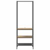 vidaXL Clothes Rack with Shelves Other artisan oak 60 x 30 x 171 cm